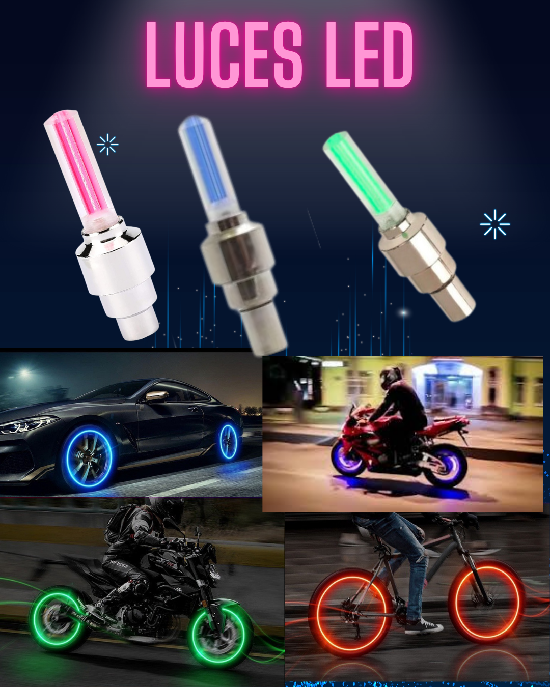 Luces LED para Ruedas (Speed Lights)