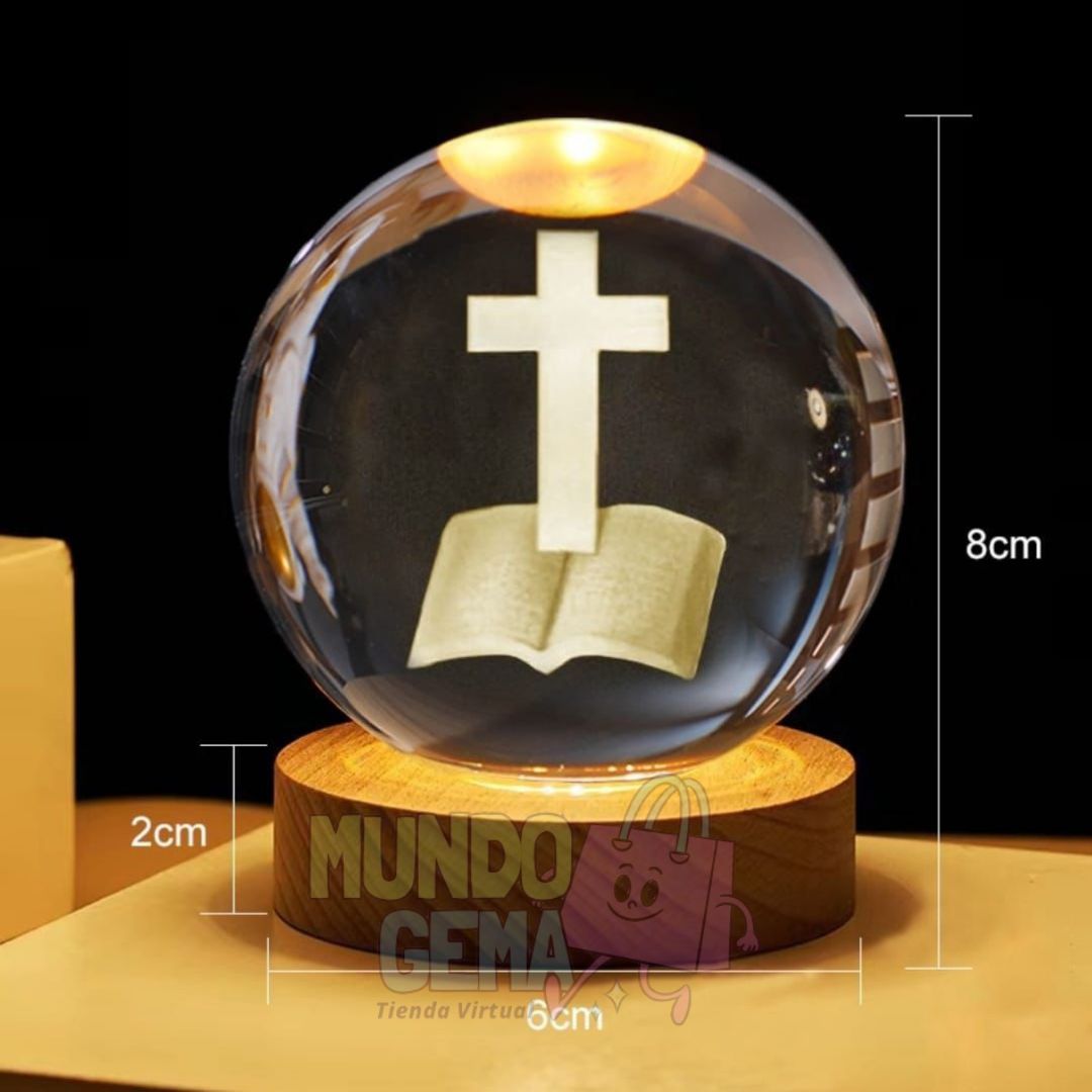 🙏ESFERA CRISTAL DE FE EN 3D🙏