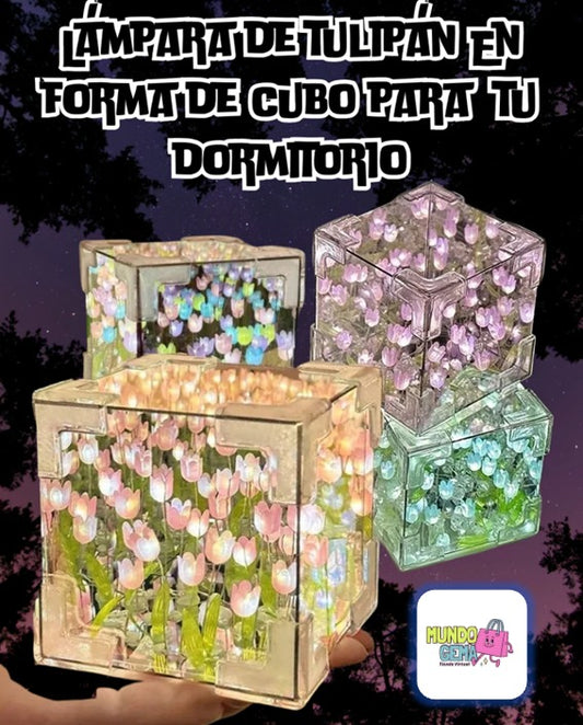 LAMPARA DE TULIPANES INFINITO