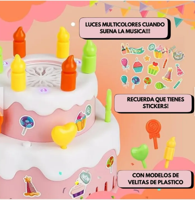 TORTA BURBUJERA MUSICAL PREMIUN