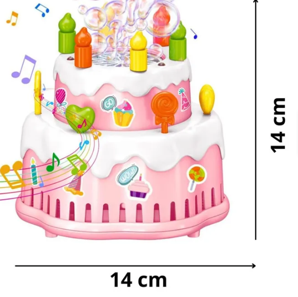 TORTA BURBUJERA MUSICAL PREMIUN