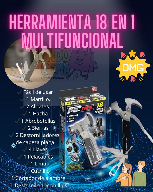 HERRAMIENTA 18 EN 1 MULTIFUNCIONAL