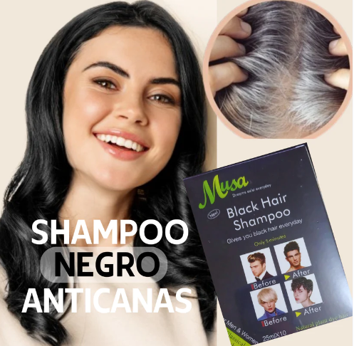 Shampoo Anticanas Negro