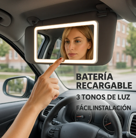 Espejo Led con sensor🚗