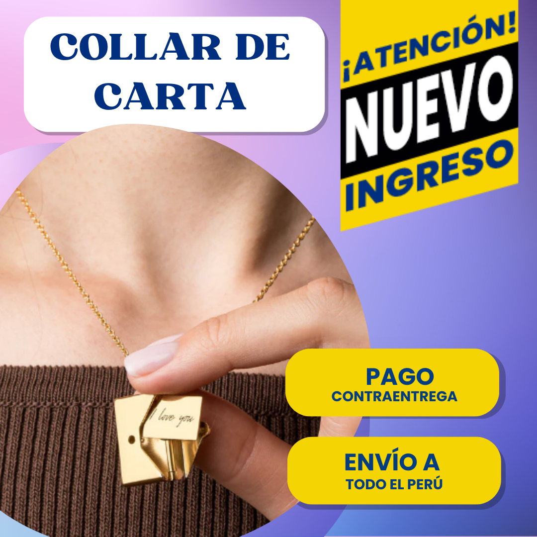 COLLAR EN CARTA /ENVIO GRATIS 📨📨