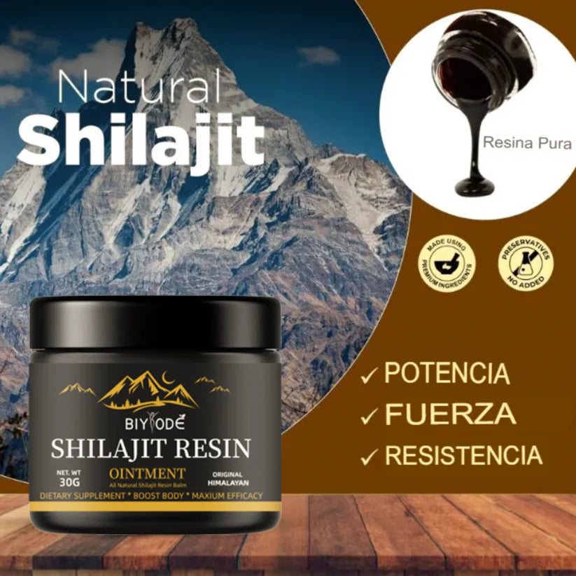 Shilajit 100% Fuente de Energía Vital del Himalaya