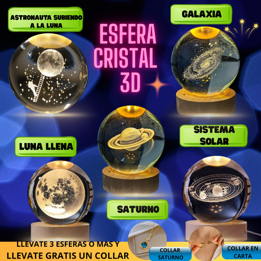 ESFERA CRISTAL 3D