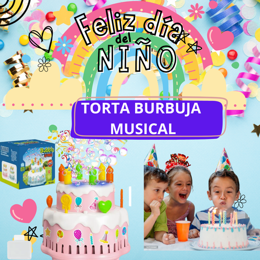 TORTA BURBUJERA MUSICAL PREMIUN