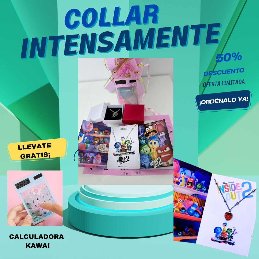 COLLAR INTENSAMENTE (MUESTRA TODO TUS SENTIMIENTOS EN 1 SOLO COLLAR)