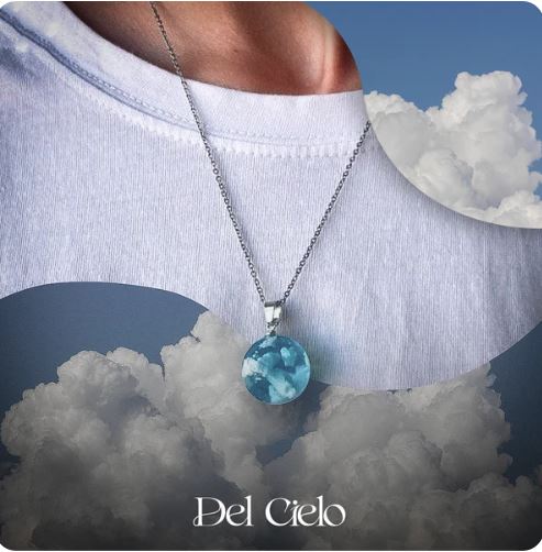 COLLAR CIELO Y NUBE